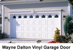 vinyl garage doors