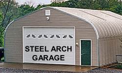 Steel Arch Garage